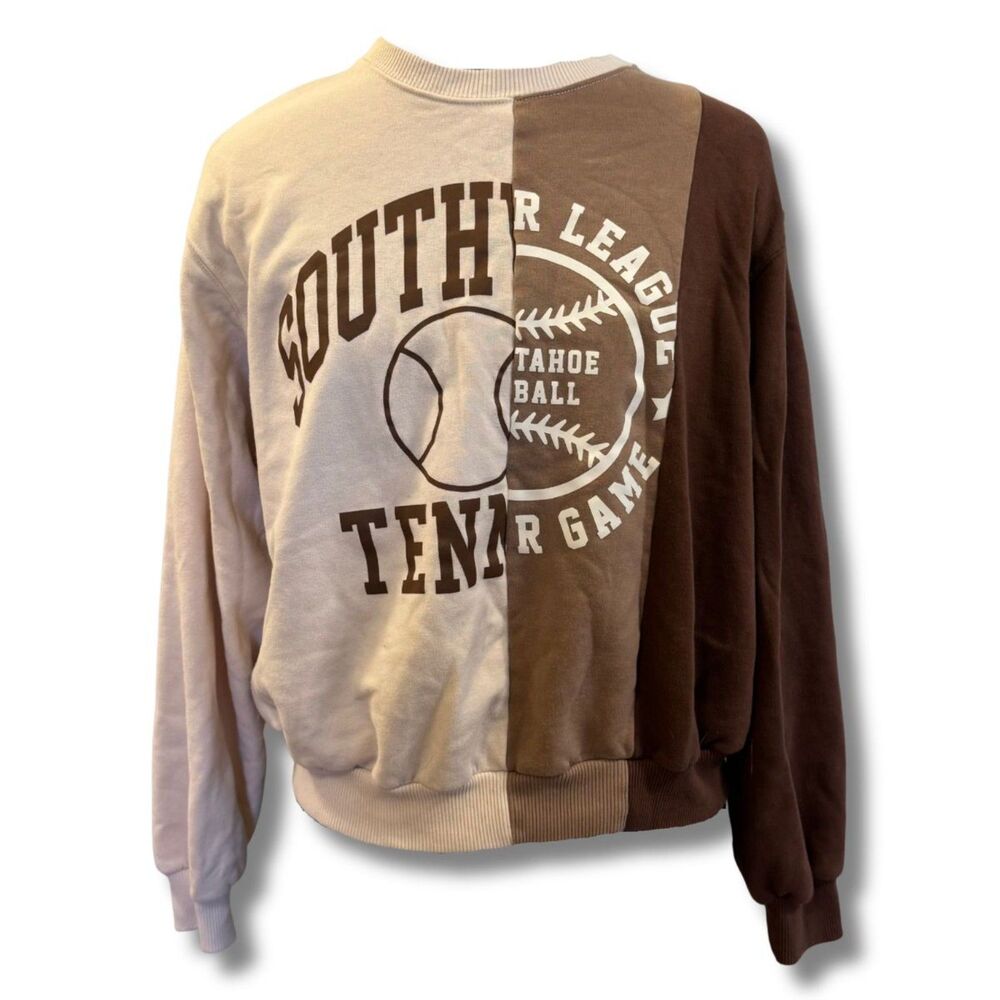 Hollister Oversized Vintage Style Crewneck Sweatshirt [S]